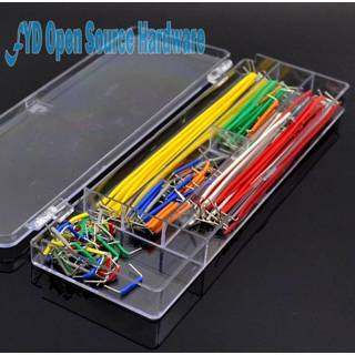 👉 Breadboard 5lot 14kind 10strip = 140pcs U Shape Solderless Jumper Cable Wire Kit For PCB Bread Board