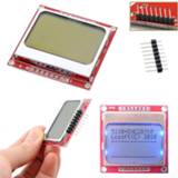 Monitor wit Smart Electronics LCD Module Display White backlight adapter PCB 84*48 84x84 Nokia 5110 Screen for Arduino