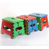 Plastic small Hinmay Folding Step Stool Multi Purpose Slip Resistant Top Foldable Easy Storage Home Kitchen - 22*17*18cm