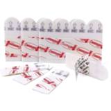 Poster small Size 1.5 x 4.6CM Mounting Resistant Bath Picture Hanging Refill Adhesive Strips