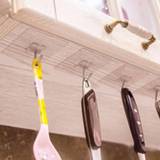 👉 Hanger 6Pcs Adhesive Hooks Strong Sticky Kitchen Wall Ceiling Reusable Hook for Bathroom and