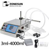 👉 Small ZONESUN Electric Digital Control Pump bottle Liquid Filling Machine 0.5-4000ml for Perfume Water Juice Oil With 2 head