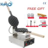 👉 Oven Commercial Electric 110V /220V Non-stick pan egg bubble waffle maker Eggettes puff cake iron machine