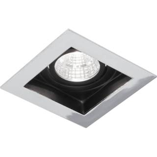 👉 Chroom Blinq Cantello inbouw LED spot 90x90 mm vierkant