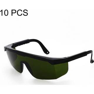 👉 Beschermbril groen 10 stuks Laser bescherming bril werkt beschermende (donkergroen)