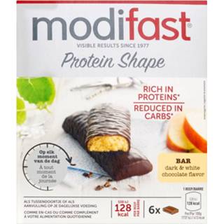👉 Active Modifast Snack&Meal Reep Pure&Witte Chocolade 6 x 31 gr 5410063003088