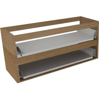 👉 Wastafelonderkast bron hout eiken 2000 z/fronten 2 la 120x52 echt