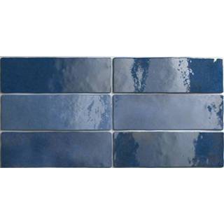 👉 Wandtegel blauw keramiek artisan Colonial Blue 6,5x20