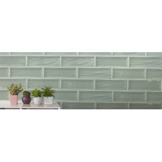 👉 Wandtegel donkergroen groen keramiek aria Green 10x30
