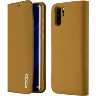👉 Bruin active Huawei P30 Pro hoes - Wish Series Lederen Book Case 8719793031871