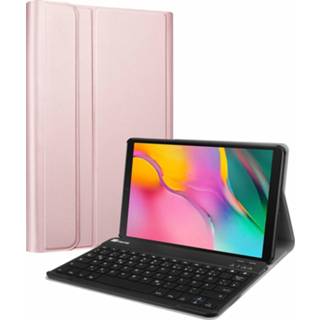 👉 Bluetooth toetsenbord active Samsung Galaxy Tab A 2019 - hoes Rose-Gold 8719793030133