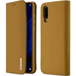 👉 Bruin active Huawei P30 hoes - Wish Series Lederen Book Case 8719793032601