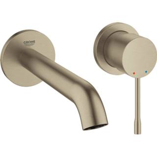 👉 Wastafelkraan Grohe Essence New afdekset wand nickel geborsteld 4005176426223