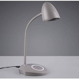 👉 Tafellamp grijs a+ reality leuchten LED Load, inductief laadstation,