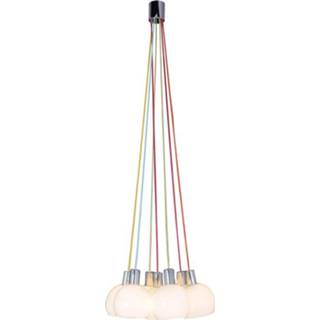 👉 Hanglamp witte wit metaal a++ NVE Rainbow Bowl met kappen