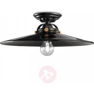👉 Plafond lamp wit ferroluce a++ Retro plafondlamp C105