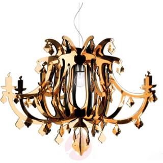👉 Steelflex goud slamp a++ Nigel Coates Ginetta - design-hanglamp,