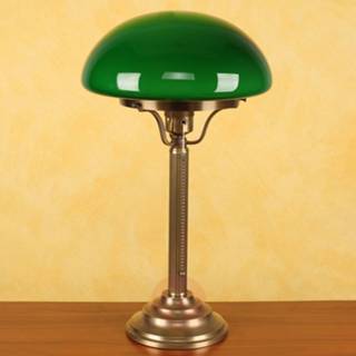 👉 Tafel lamp messing berliner messinglamp a++ groene tafellamp Hari met kap