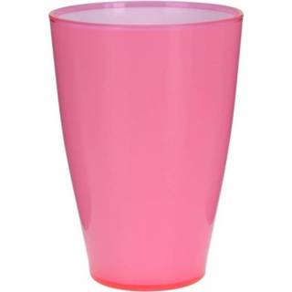 👉 Drinkbeker roze kunststof 300 ml