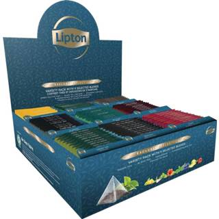 👉 Lipton thee assortiment Exclusive Selection, 9 smaken, display van 108 zakjes 8711200335947