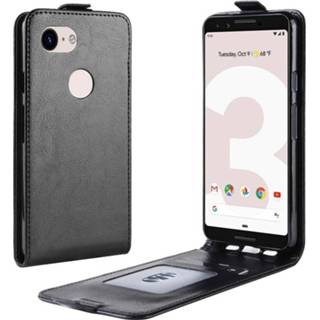 Flip hoesje zwart Google Pixel 3a met Creditcardvak - 5712579942791