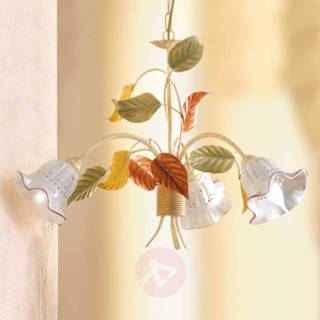 👉 Hanglamp a++ crème ceramiche crme keramiek Flora in Florentijnse stijl