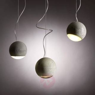 👉 Hang lamp Joachim Manz grijs a++ glas beton TECNOLUMEN Trabant hanglamp 16 cm, helder