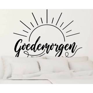 👉 Muursticker nederlands Muurstickers slaapkamer Goedemorgen