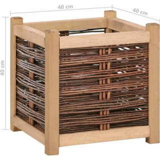 👉 Plantenbak grenenhout active 40x40x40 cm 8718475729389