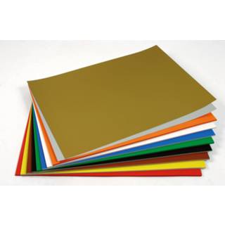 👉 Etalagekarton karton assorti | 48 x 68 cm 8 kleuren assorti, 80 vel