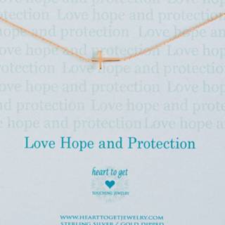 👉 Rose vrouwen active Classic Collection Heart to get N11CRO11R-2 Love hope and protection ketting 8718924360293