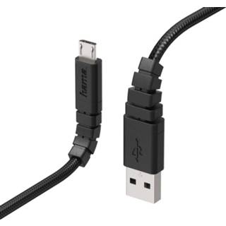 👉 Zwart Hama Oplaad-/gegevenskabel Extreme Micro-USB 1,5 M 4047443355652