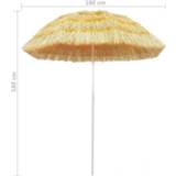 👉 Active Strandparasol Hawaï stijl 180 cm naturel 8718475709633