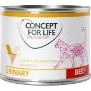 👉 Kattenvoer Concept for Life Veterinary Diet Urinary Rund - 24 x 200 g 4260358516936