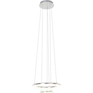 👉 Hanglamp wit chroom metaal chromechroom Donna Led 150 cm hoog in met