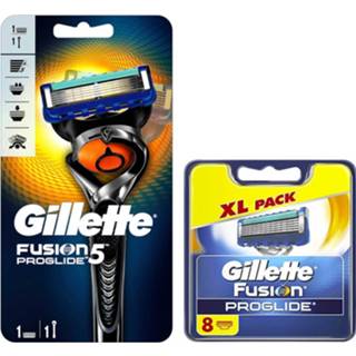 👉 Scheerapparat Gillette Combi Scheerapparaat Fusion Proglide Flexball 1up + 8 mesjes