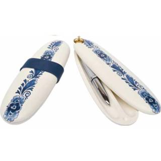👉 Pennendoosje Royal goedewaagen pennendoos delfts blauw lijn