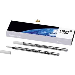 👉 Fineliner grijs vulling zilver Montblanc cosmos silver grey (limited edition)