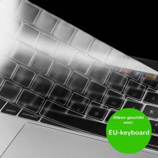 👉 Transparant kunststof wit (EU) Keyboard bescherming - MacBook 12 inch / Pro Retina (2016-2018) zonder Touchbar 9145425564940