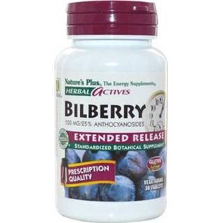 👉 Herbal Actives - Bilberry Extended Release 100 mg (30 Tablets) Nature's Plus