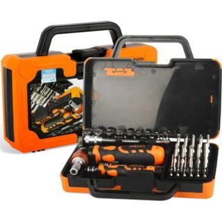 👉 Schroevendraaier JAKEMY JM-6121 31 in 1 professionele Kit demonteren tool set multifunctionele voor Electronics Home Tools repareren 6922276946193