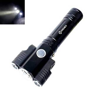 👉 Zaklamp KS-739 USB opladen waterdichte T6 + XPE vaste focus LED met 4-modi & 18650 Lithium batterij 6922748656261
