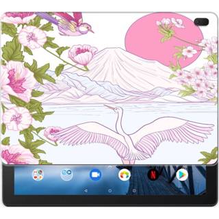 Tablethoes Lenovo Tab E10 Tablethoesje Design Bird Standing 8720091004733