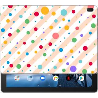 👉 Tablethoes Lenovo Tab E10 Tablethoesje Design Dots 8720091032767