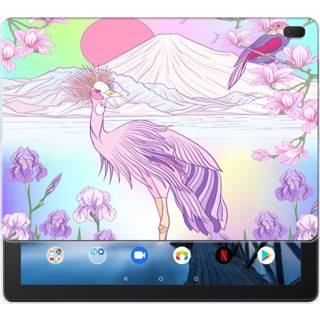 👉 Tablethoes Lenovo Tab E10 Uniek Tablethoesje Bird 8720091032934