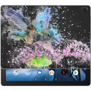 👉 Tablethoes Lenovo Tab E10 Tablethoesje Design Vogel 8720091064553