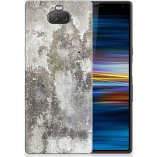 Sony Xperia 10 Plus TPU Hoesje Design Beton 8720091906754