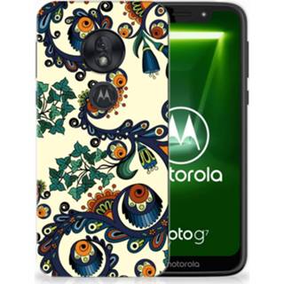 👉 Motorola Moto G7 Play TPU Hoesje Design Barok Flower 8720091190849