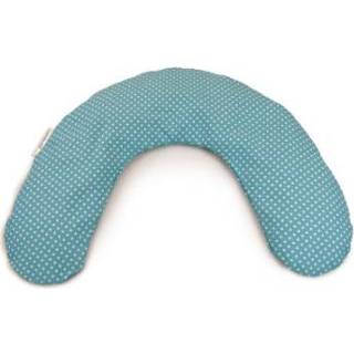 Turkoois Theraline Prematuurkussen middel 100 x 15 cm incl. hoes stippen turquoise - 4260211427577