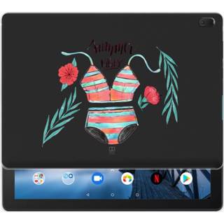 👉 Tablethoes Lenovo Tab E10 Uniek Tablethoesje Boho Summer 8720091443778